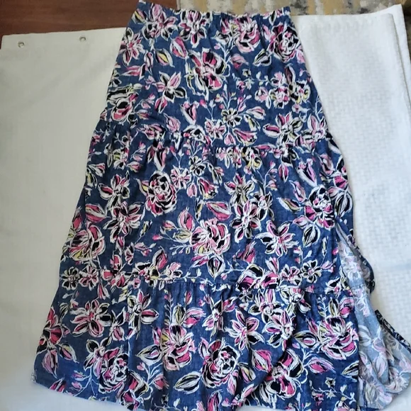 Expresso Floral Print Midi Skirt Size M - Picture 4 of 13